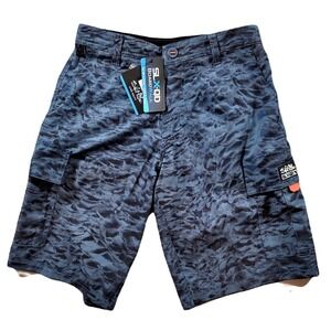 Salt Life Ocean Quest Board Shorts Mens 30 Coastal Blue Swim Suit NEW